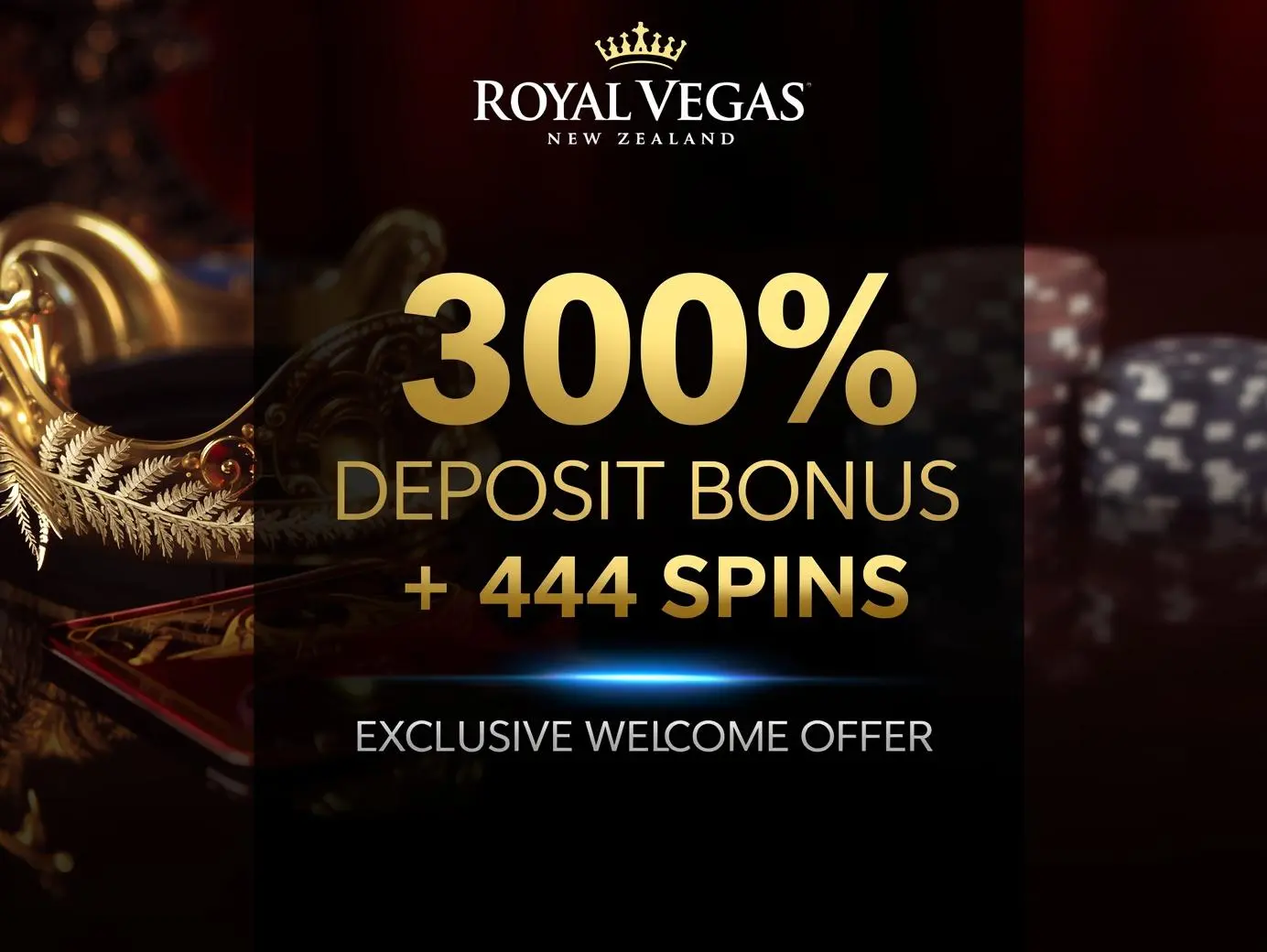 Menu Welcome Bonus Banner